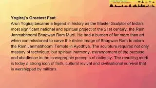 Arun Yogiraj   64 kala   Master Living Craftsman Of Shilpi Kala
