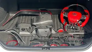 KOCF Interior Makeover inside a 2018-2024 Toyota Camry