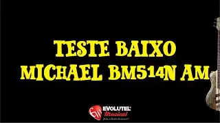 Review / teste Baixo Michael BM514N AM - evolutelmusical.com.br