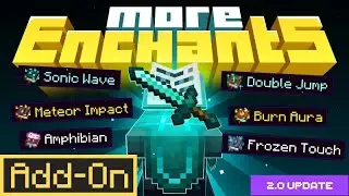More Enchants Add-On | NUEVO ADDON PARA MINECRAFT BEDROCK 1.21+ 2026 MARKETPLACE NEW.