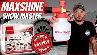 MaxShine Snow Master FOAM CANNON REVIEW! How to get thick foam | Best Car Wash Foam Cannon?