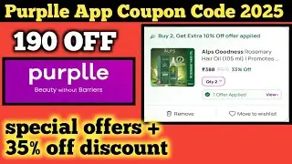 Purplle App Coupon Code 2025 || purple i heart beauty sale 2025  || purple coupon code today
