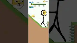 draw 2 save - save the dog ! draw one part -  (d.o.p) ! Line draw rescue. #shorts  #dop