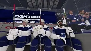 NHL 24: Two Teams Get Into 3 Fights In 5 Minutes