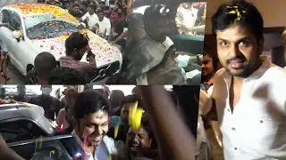 Mass Entry கொடுத்த KARTHI!!  | Actor Karthi Enjoying FDFS of Sardar With his Fans! | Sardar FDFS