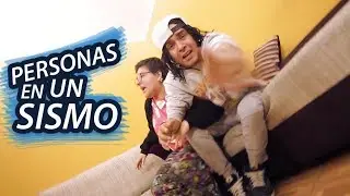 Personajes en un SISMO | EzraHoward feat. Ariana Bolo Arce (Team)