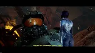 Halo 4: Master Chief Wakes Up After Falling Onto Requiem And Ask Cortana About Her Rampancy Cutscene