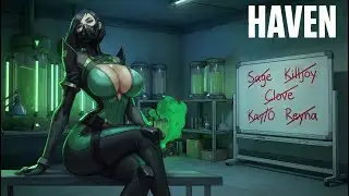 A melhor Viper fazendo Ace no mapa Haven - #valorant / Gameplay 809