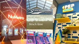 Life in pixels: arcade games and beach day|vlog