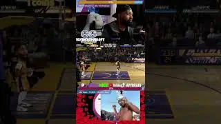 LeBron vs Shaq: Epic Virtual Basketball Battle & Giveaways! #shorts