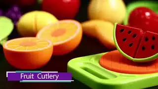 Peradix Fruit Cutting and Fake Food toys - Little Chef Role Play - Early Childhood Educational Toy