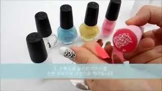Konad Stamping Nail Art : Marin & Leopard
