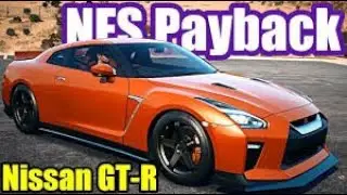 Nisan GT-R on NFS Payback Drift + jump manual speed change