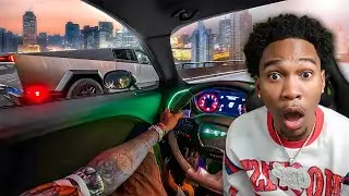 Mac Mula Reacts To Quan's Hellcat Redeye Racing A Cybertruck