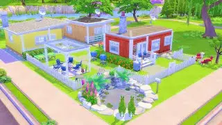 TINY HOUSE LIVING | STUDENT HOUSING | THE SIMS 4 | NO CC