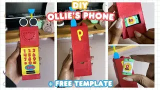 How I Made Ollie&rsquo;s Phone From Poppy Playtime! 📞 | +Free Template |