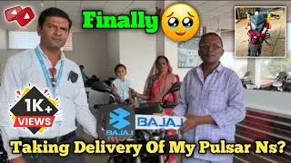 Finally!❣️ Taking Delivery Of My New Pulsar Ns?🤔 #pleasesubscribe #mychannel #deliveryvlog 