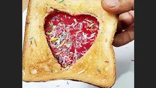 Simple and easy kids favorite jam toast 😋😍  #youtubeshorts #food #kids #toast #trending