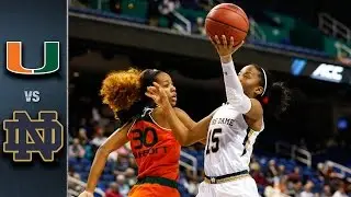 Miami vs. Notre Dame 2016 ACC Women's Basketball Tournament Highlights