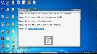 Alevel Computing 9691 - One-Creating Database in Ms Access for paper 4