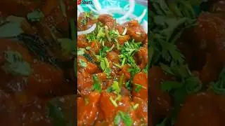 DOUBLE SPICY CHICKEN MANCHURIAN #fastfood #delicious #spicygravy #chickenmanchurian #chickencurry