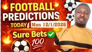 Football Predictions Today 12/1/2026 #soccer #footballpredictions #betting #sureodds #football