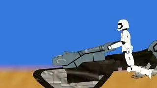Star Wars: First Order Treadspeeder Animation!