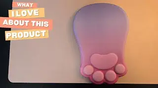 Cute Desk Setup Find | Cat Paw Wrist Rest Mouse Pad