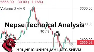 Nepse Technical Analysis | Nepse Market Update | Nov 9 | Nepal Stock Shiksha