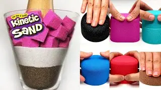 Most Satisfying Relaxing Kinetic Sand Video! #kineticsand 