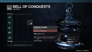Season of the Chosen New Artifact - All Perks & Mod Unlocks Preview (Bell of Conquests) [Destiny 2]