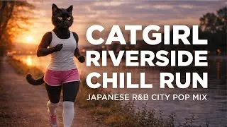 Catgirl Riverside Chill Run &ndash; Japanese R&B City Pop Mix (56 Min)