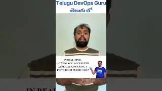 In real-time, how do you access the application using a private or public URL - Telugu DevOps Guru