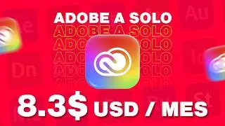 🤯 ADOBE CREATIVE CLOUD por $8.3 USD/MES | El TRUCO del DESCUENTO OCULTO