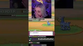FULL ODDS SHINY HOUNDOUR IN POKEMON PLATINUM!!! ✨ #pokemon #shinypokemonreaction #pokemonnuzlocke