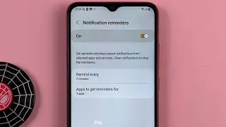 How to enable/disable Notification Reminder on Samsung A03 Android 13
