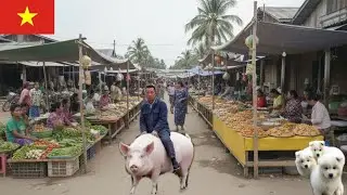 Discover the Vietnamese Countryside Market, an Authentic Market Food Exploration Tour