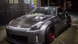 Washing my 350z and drying it up the right way.