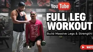 Full Leg Training for Size, Strength & Stamina | Hussain Didar Fitness ||