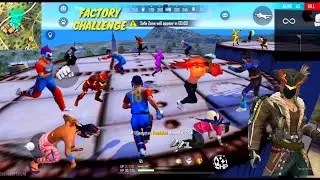 DJ ALOK VS SKYLER VS CHRONO VS KLA ON FACTORY ROOF - FF KING OF FACTORY[FIST FIGHT] GARENA FREE FIRE