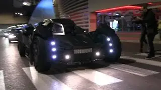 Seb Delanney and MR JWW driving the BATMOBILE in Monaco!