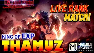 🛑MOBILE LEGEND LIVE TAMIL | MLBB live Gameplay தமிழில் 🔥 #live #mlbb #mobilelegend #tamillivestream