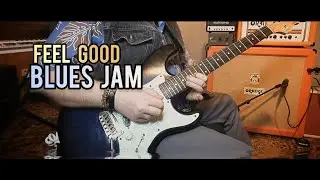 Feel Good Blues Guitar Improvisation | Smooth Strat Tones