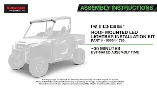 99994-1785 Roof Mount LED Lightbar Installation Kit & Roof Mount LED Lightbar - Installation Video