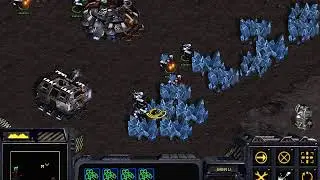 Starcraft Brood War (original version) Terran mission 08 To Chain the Beast Speedrun
