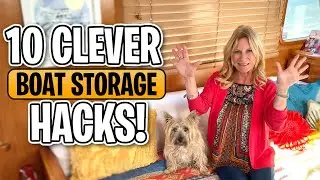 TRAWLER LIFE! | 10 Clever STORAGE IDEAS For Boat Liveaboards!