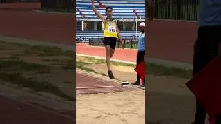 Karnataka state meet | Gold Medal jump | Long jump #shorts #trending #athlete #viralvideo