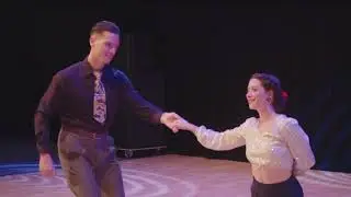 Slow Swing Dance Improvisation - Ludo & Stacy