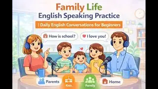 Family Life English Speaking Practice | Daily English Conversations for Beginners