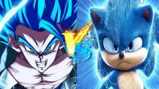 Gogeta (all form) VS Sonic (all form) in Jump Force Mugen